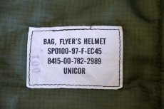 画像3: 90s 米軍 USAF ナイロン フライヤーズ ヘルメットバッグ (3)