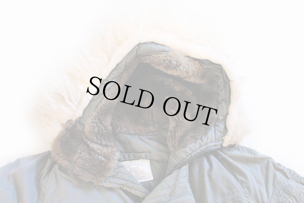 画像4: 80s 米軍 USAF N-3B フライトジャケット S (4)