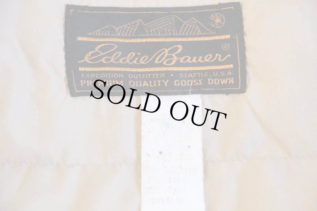 画像4: 80s EddieBauerエディーバウアー ダウンジャケット 紺 M (4)