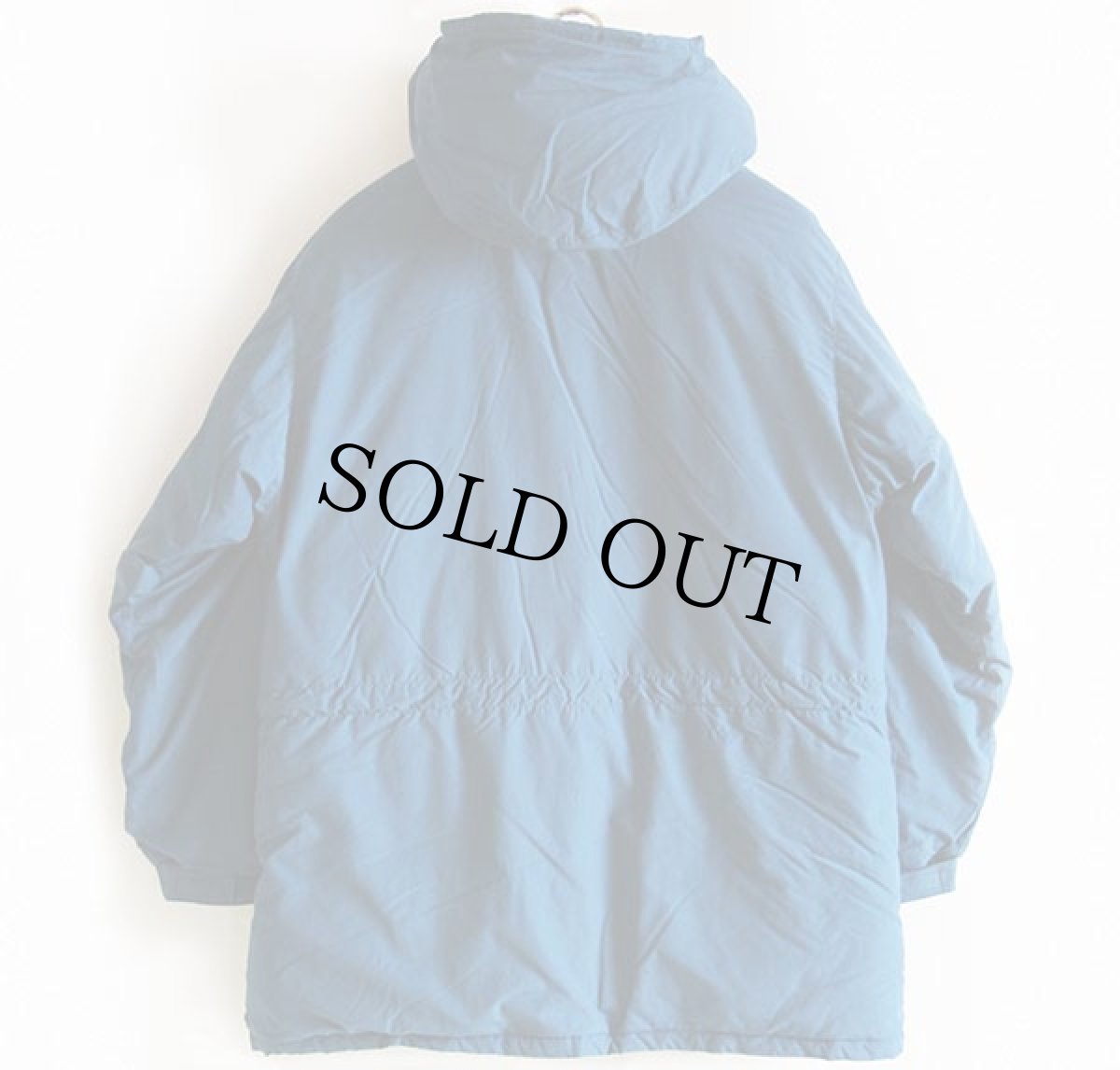 画像2: 90s USA製 L.L.Bean PENOBSCOT PARKA フード付き ダウンジャケット 薄紺 W-XL★パーカー (2)