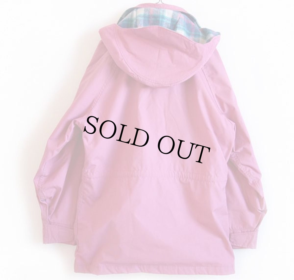 画像2: 80s USA製 Woolrichウールリッチ ウールライナー マウンテンパーカー ピンク W-M (2)