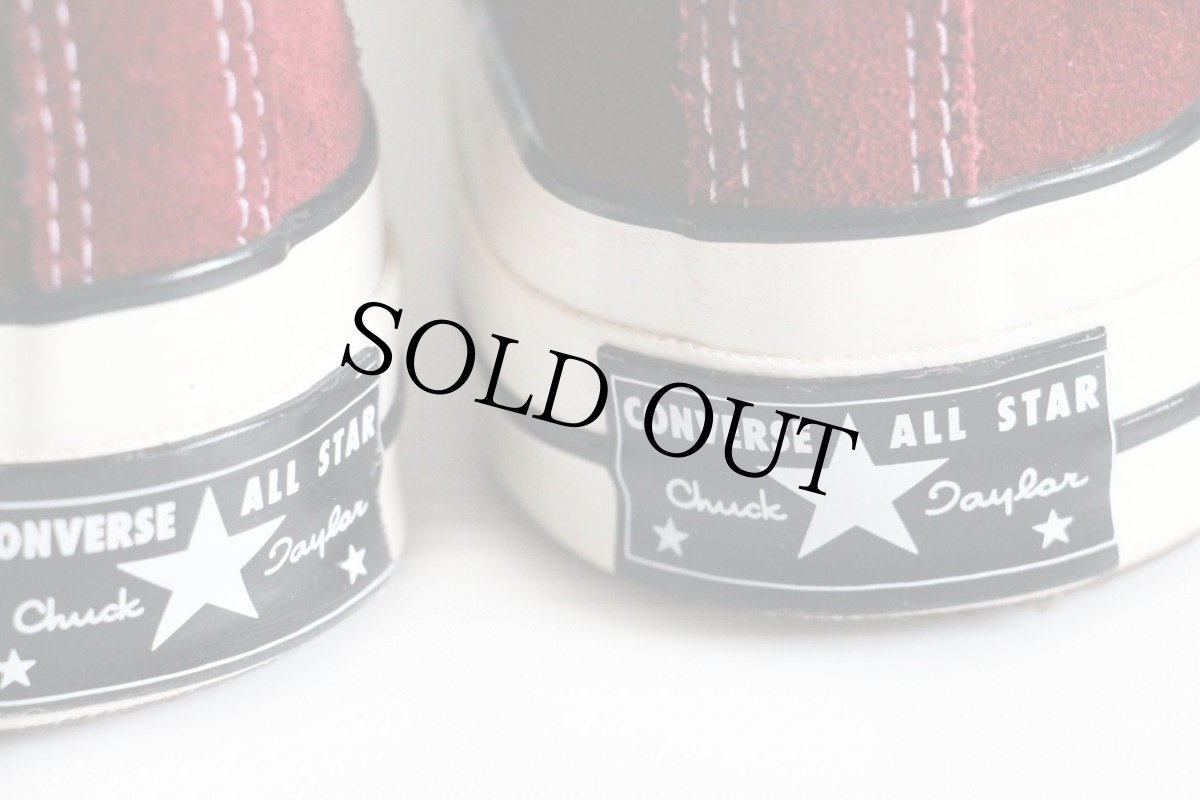 画像6: CONVERSEコンバース Chuck Taylorチャックテイラー CT70 HI スエードレザー RED DAHLIA 7.5 (6)