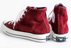 画像2: CONVERSEコンバース Chuck Taylorチャックテイラー CT70 HI スエードレザー RED DAHLIA 7.5 (2)