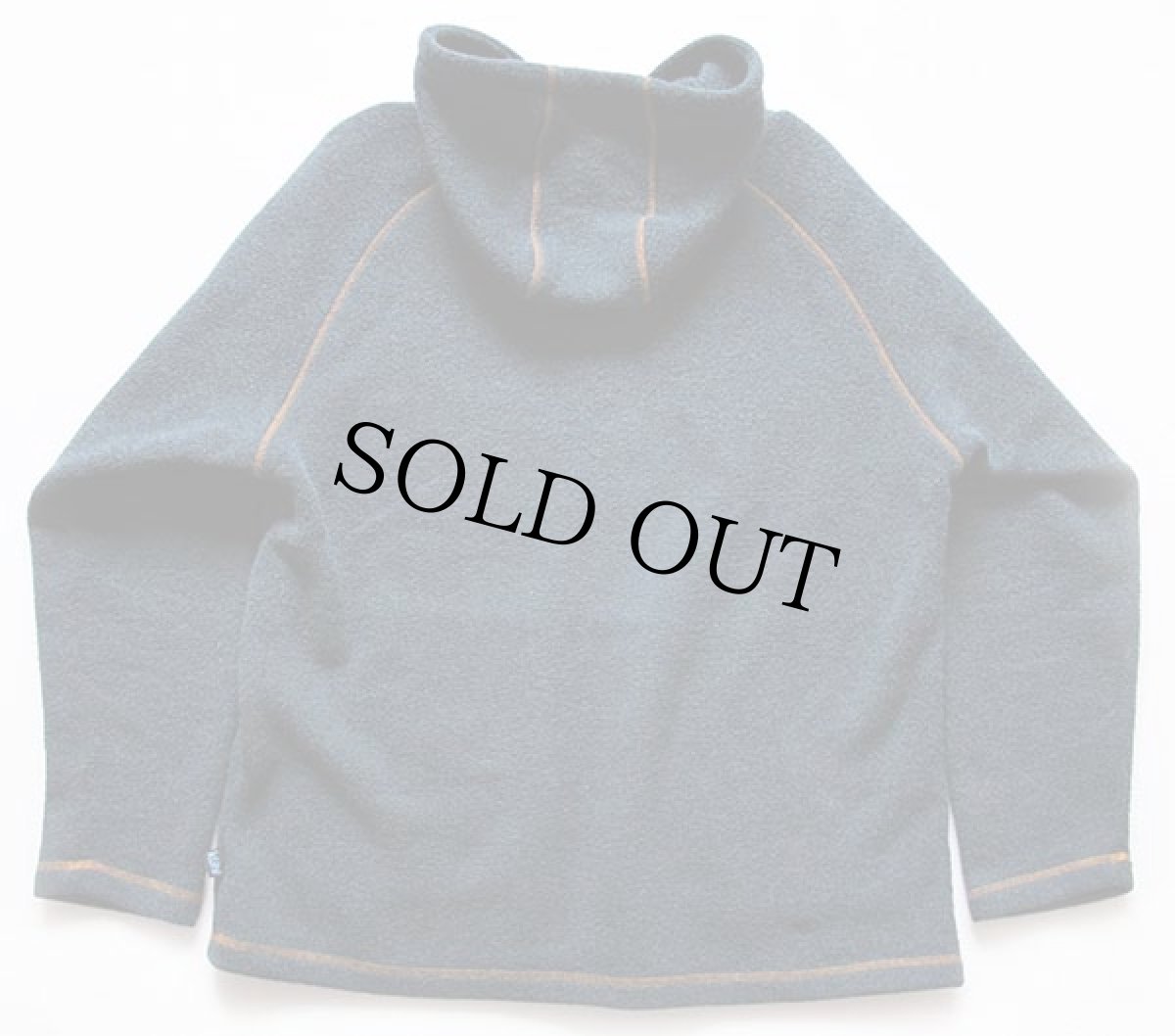 画像2: カナダ製 alfアルフ パイル フリースパーカー 紺 L (2)