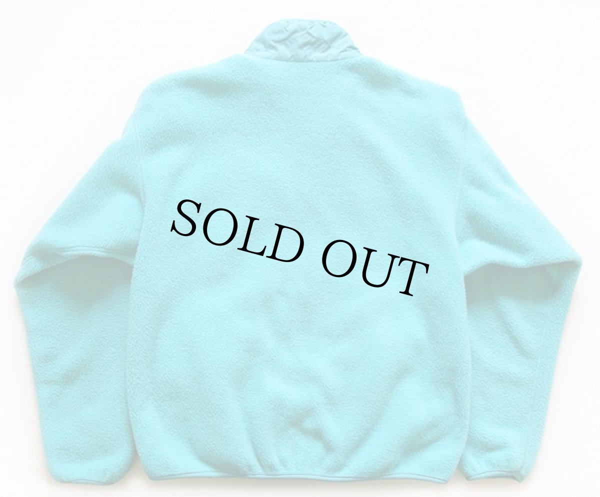 画像2: 80s USA製 patagoniaパタゴニア フルジップ フリースジャケット 水色 12 (2)