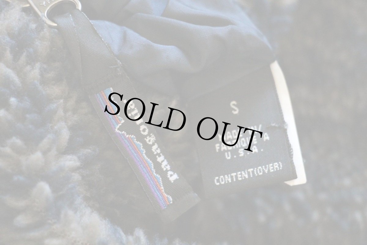 画像4: 90s USA製 patagoniaパタゴニア サラサ 総柄 グリセード リバーシブル プルオーバー ナイロン×フリースジャケット S (4)