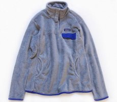 画像1: patagoniaパタゴニア RE-TOOLリツール POLARTEC フリース スナップT グレー W-L (1)