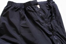 画像2: 90s USA製 L.L.Bean サイドジップ ナイロンパンツ 黒 W-XL (2)