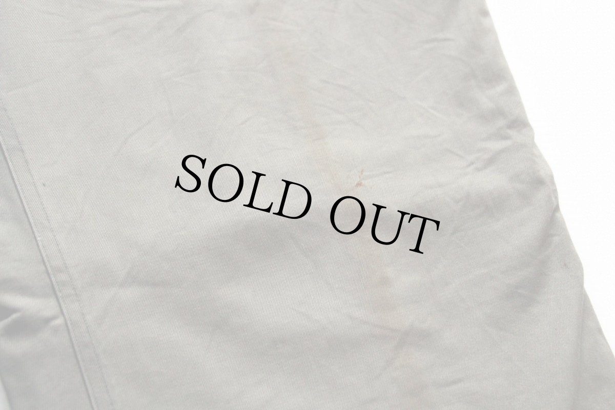 画像7: 40s 米軍 U.S.ARMY ウールライナー ダブルステッチ コットン チノパン カーキ w36 L32 (7)