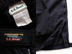 画像3: 90s USA製 L.L.Bean サイドジップ ナイロンパンツ 黒 W-XL (3)