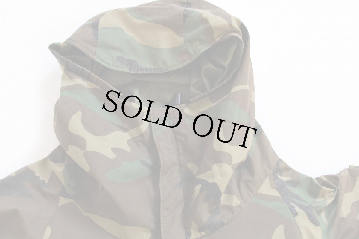 画像3: 80s 米軍 U.S.ARMY ECWCS GEN1 ウッドランドカモ GORE-TEXゴアテックスパーカー 初期型 S-R (3)