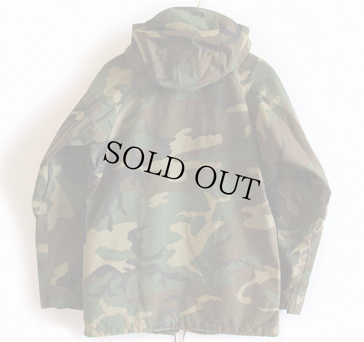 画像2: 80s 米軍 U.S.ARMY ECWCS GEN1 ウッドランドカモ GORE-TEXゴアテックスパーカー 初期型 S-R (2)