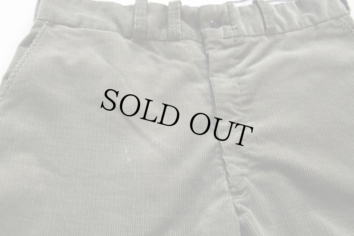 画像2: 70s JCPenney BIGMACビッグマック 太畝 コーデュロイ ワークパンツ 薄緑 (2)