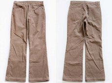 画像2: 80s Levi'sリーバイス 517 コーデュロイパンツ ベージュ w33★ブーツカット (2)