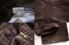 画像3: 80s Levi'sリーバイス 519 コーデュロイパンツ 茶 w40 L32 (3)