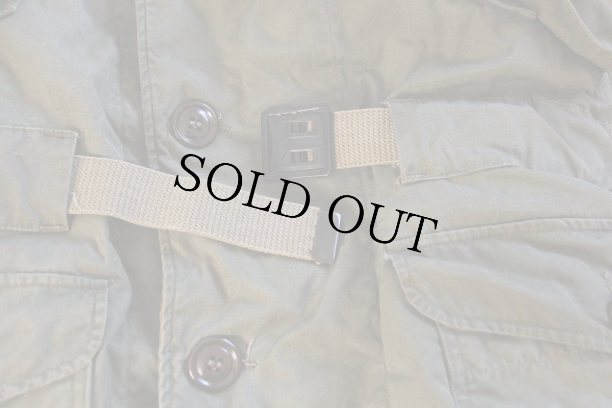 画像5: 50s 米軍 USAF ウールパイルライナー&ウェブベルト付き M-47 パーカー オーバーコート オリーブドラブ M★モッズコート (5)