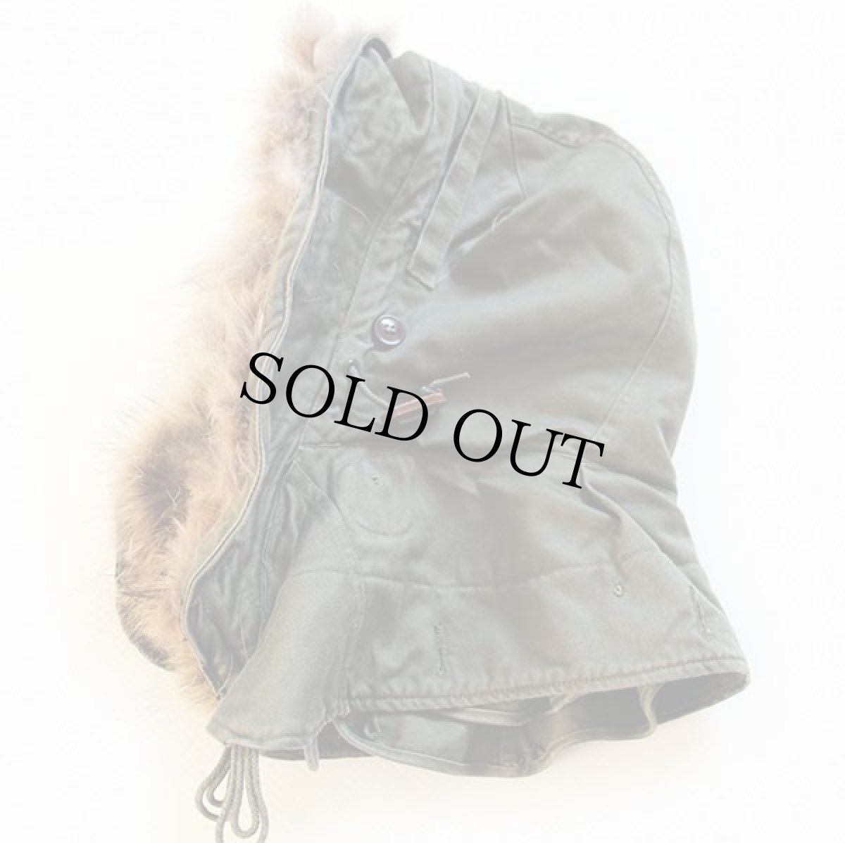 画像2: 50s 米軍 U.S.ARMY M-51 パーカー用 コヨーテファー フード 前期型★モッズコート (2)