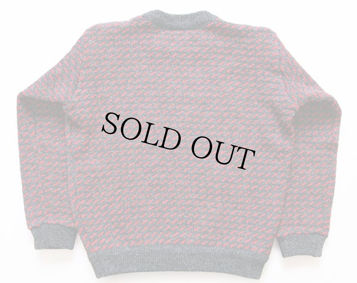 画像2: 80s ノルウェー製 L.L.Bean ノルウェージャン バーズアイ ウールニット セーター L-L (2)