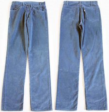 画像1: 90s USA製 Levi'sリーバイス コーデュロイパンツ 519 ブルーグレー w32 L34 (1)