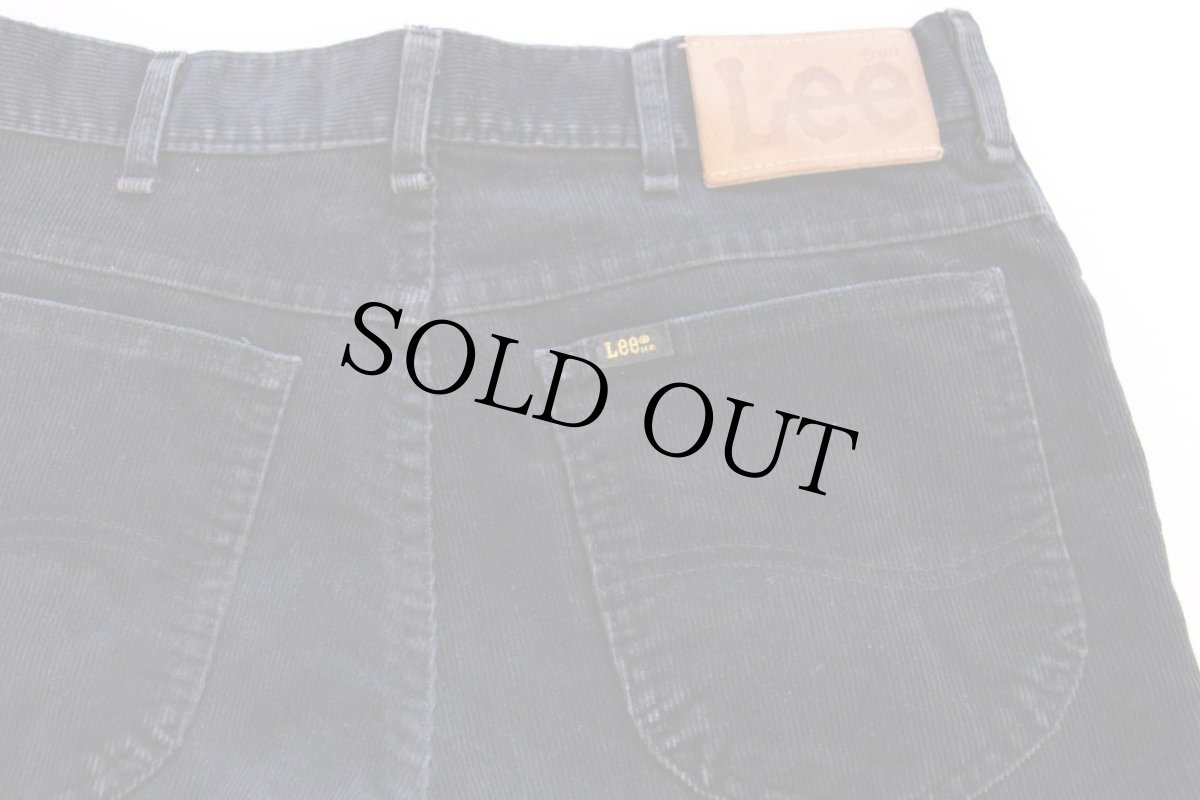 画像2: 90s USA製 Leeリー コーデュロイパンツ 200 黒 w32 L34 (2)