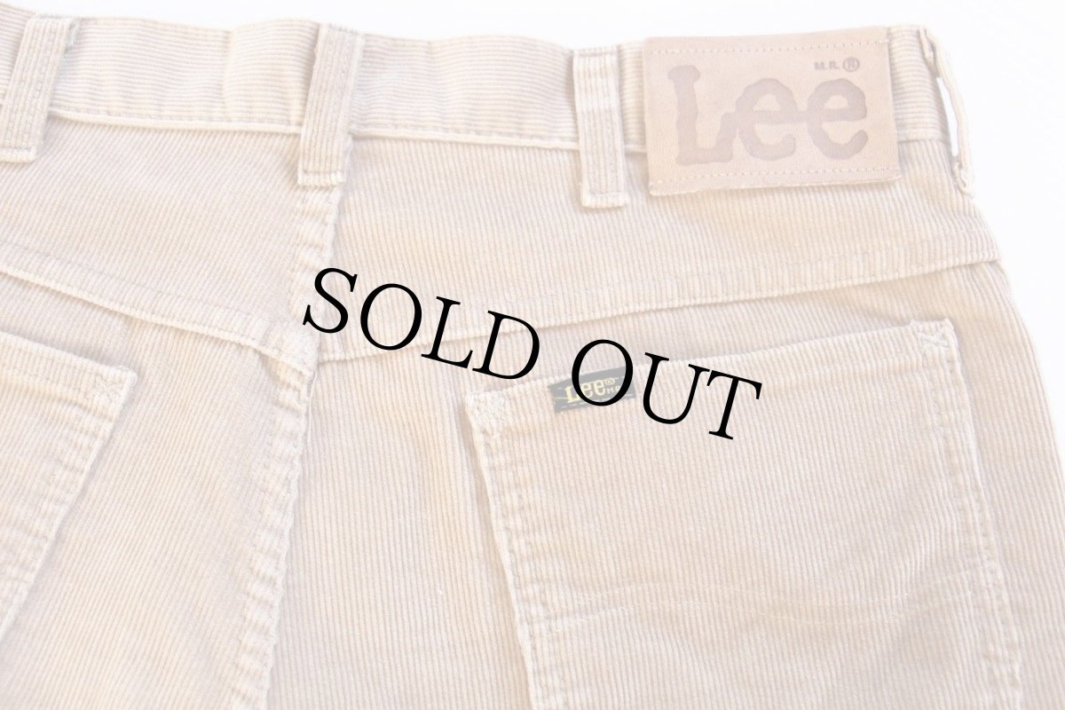 画像2: 90s USA製 Leeリー コーデュロイパンツ 201 ベージュ w34 L34 (2)