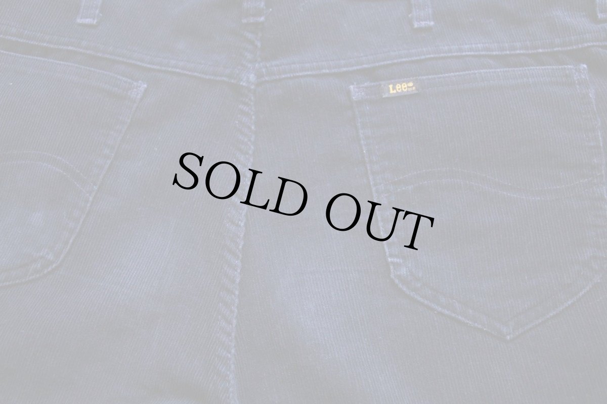 画像2: 90s USA製 Leeリー 200 コーデュロイパンツ 紺 w38 L32 (2)