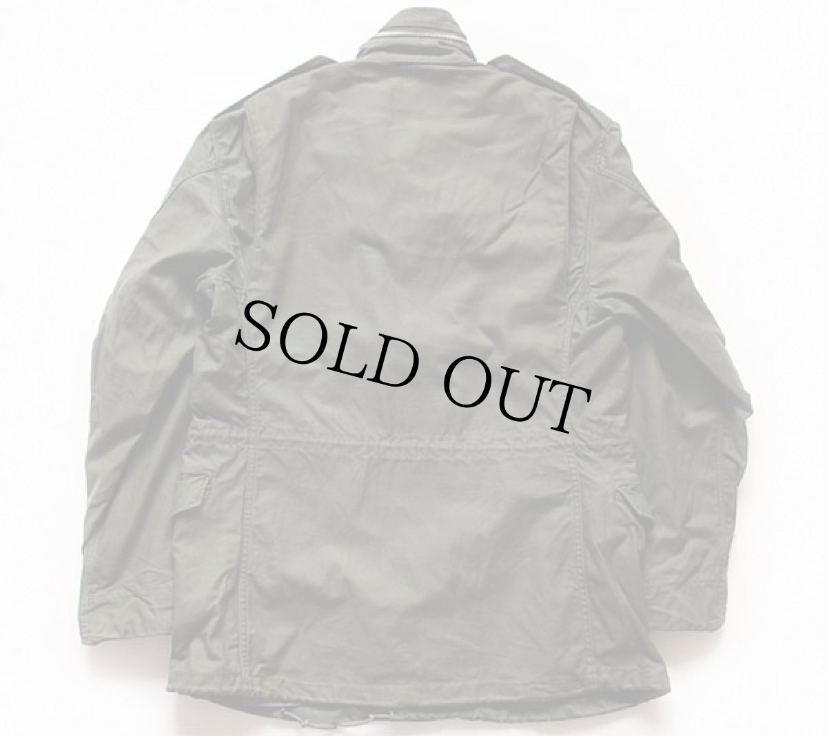 画像2: 60s 米軍 U.S.ARMY M-65 フィールドジャケット グレーライナー 2nd オリーブグリーン R-S (2)