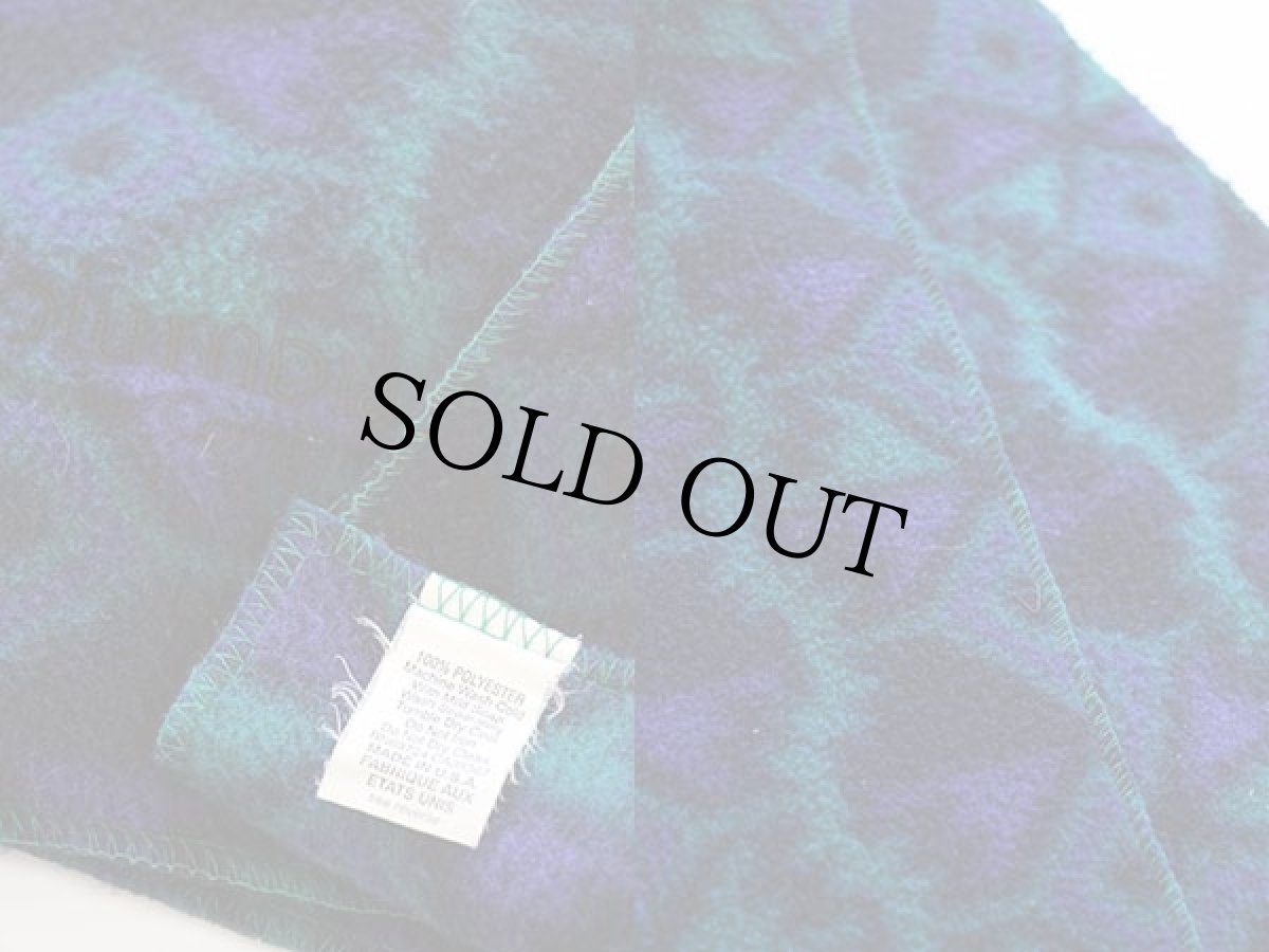 画像3: 90s USA製 Columbiaコロンビア ネイティブ柄 フリース マフラー (3)