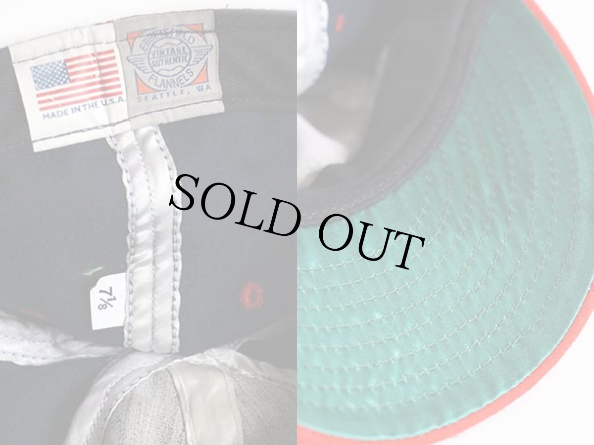 画像3: USA製 EBBETS FIELDエベッツフィールド STP ウール ベースボールキャップ 紺×赤 7 1/8 (3)