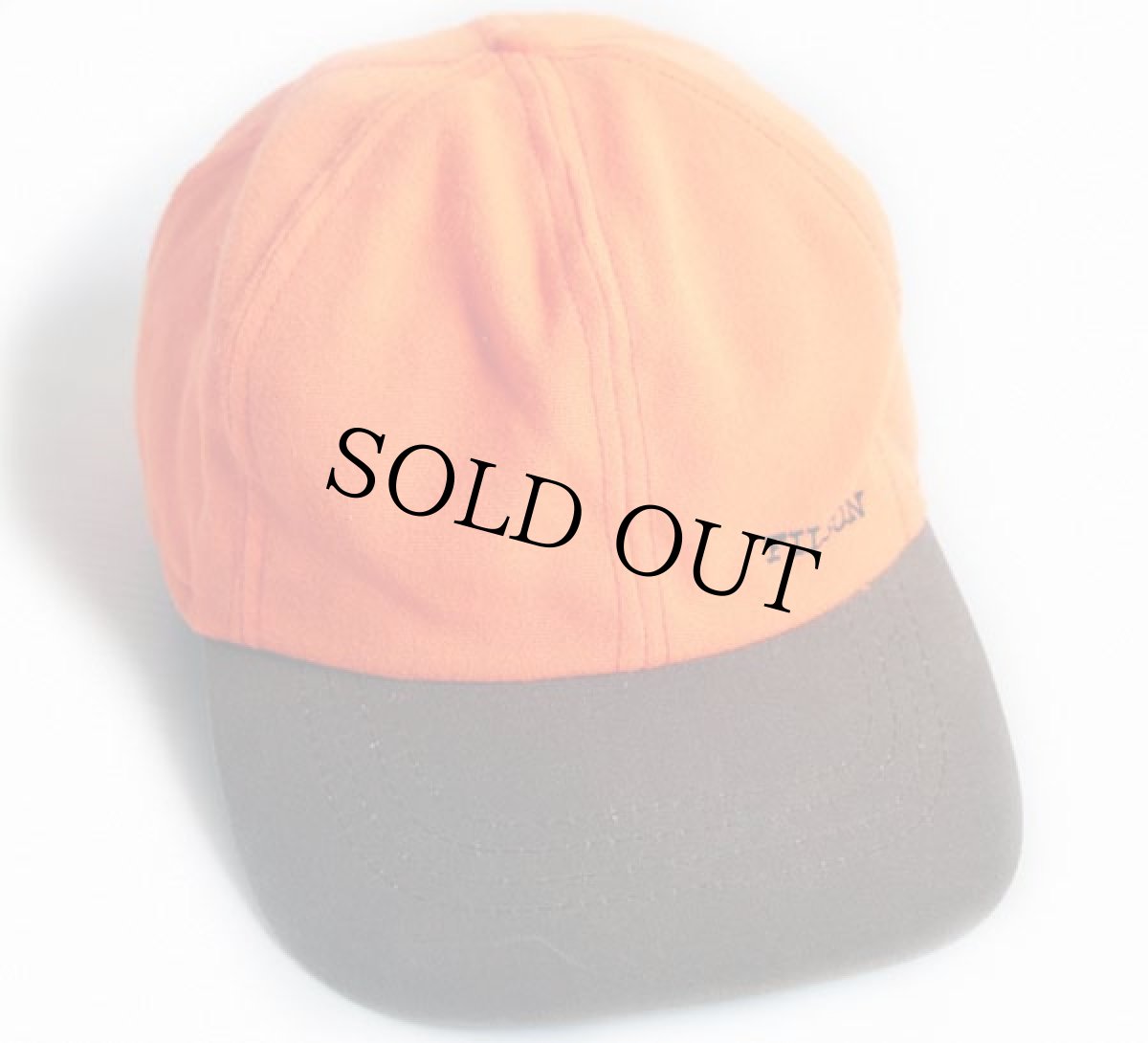 画像2: 80s USA製 FILSONフィルソン 耳当て付き キルティングライナーキャップ 蛍光オレンジ L (2)