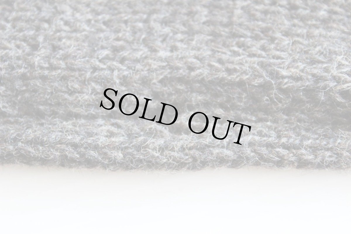 画像4: 70s USA製 PENDLETONペンドルトン 無地 ウールニット マフラー (4)