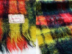 画像3: スコットランド製 All Mohair Pile タータンチェック モヘヤ パイル マフラー (3)