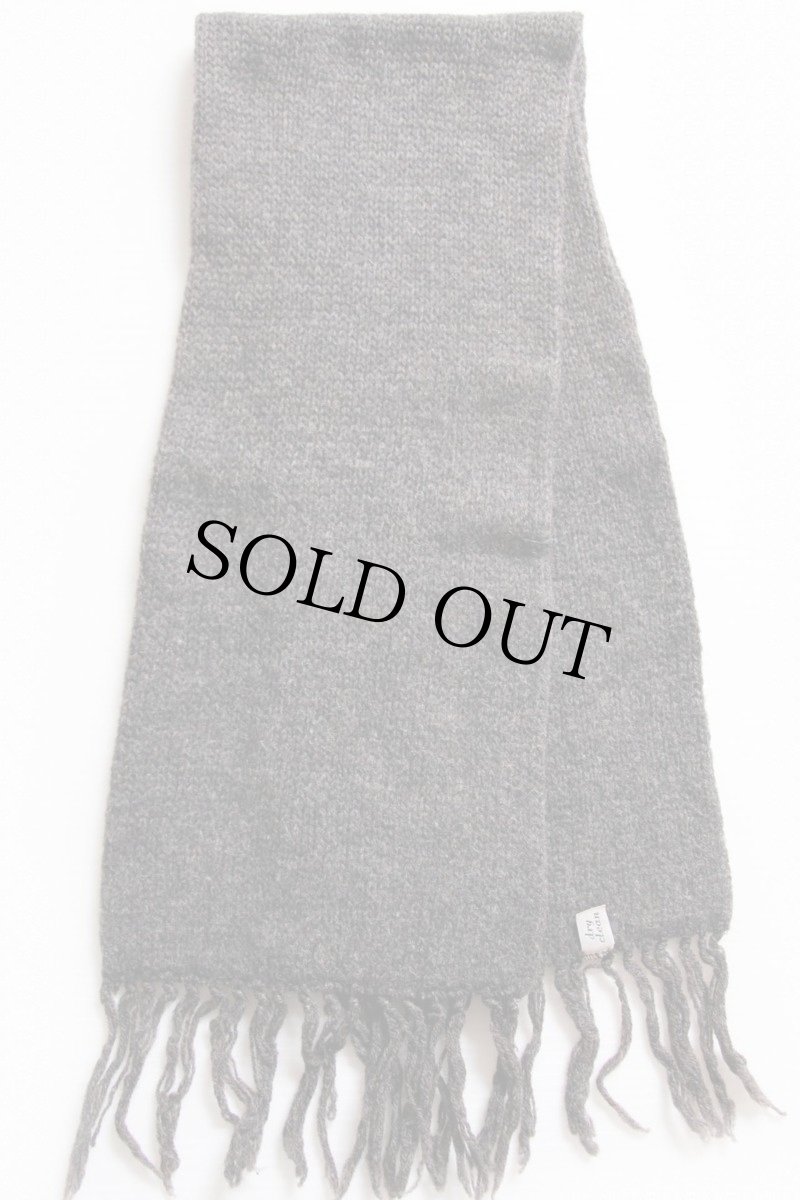 画像2: 70s USA製 PENDLETONペンドルトン 無地 ウールニット マフラー (2)