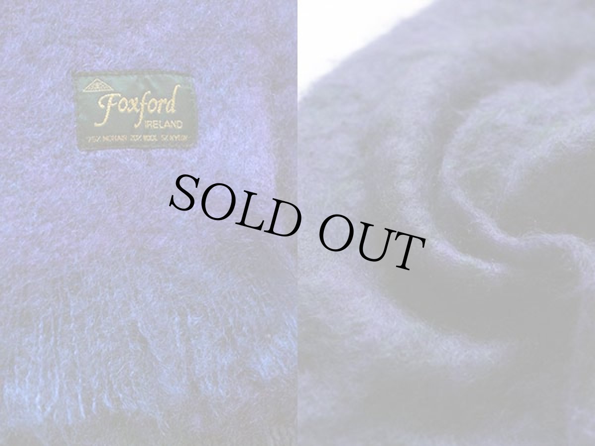 画像3: アイルランド製 Foxford モヘヤ パイル ストール (3)