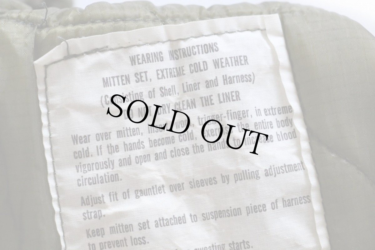 画像5: 70s 米軍 キルティングライナー ミトン グローブ M (5)