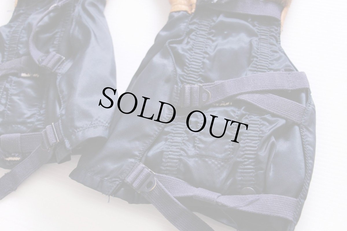 画像5: 50s 米軍 USAF N-4A ウールライナー フライヤー ミトン グローブ エアフォースブルー M (5)