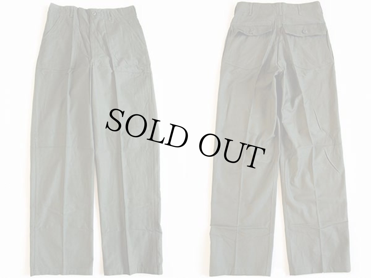 画像2: デッドストック★60s 米軍 U.S.ARMY ユーティリティ ベイカーパンツ w32 L33 (2)