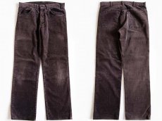 画像1: 80s Levi'sリーバイス 519 コーデュロイパンツ 焦げ茶 w33 (1)