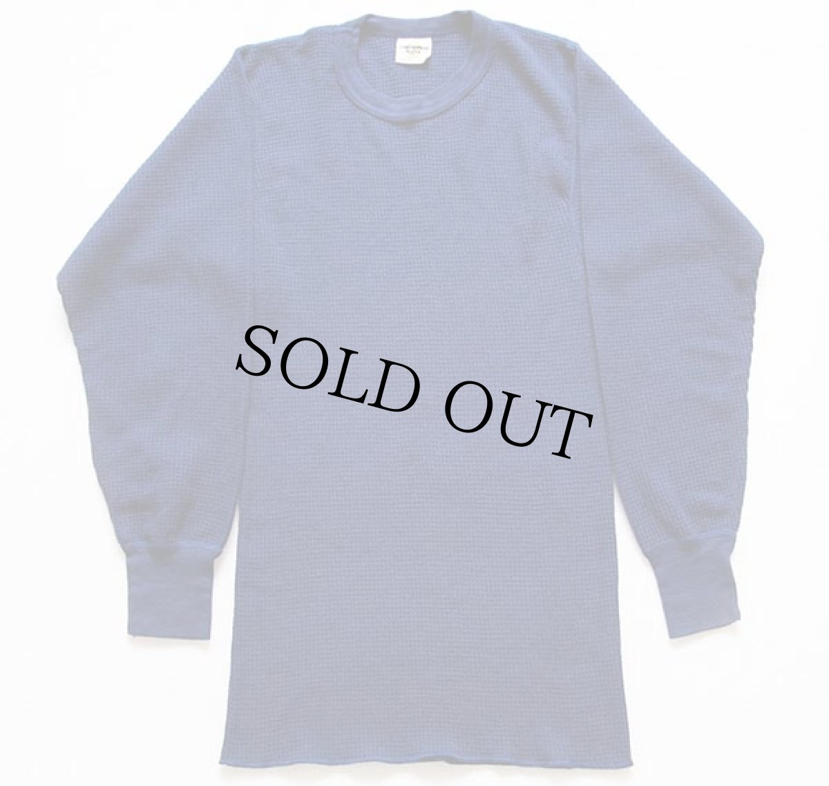 画像2: 80s USA製 NORTHWEST TERRITORY サーマルシャツ 紺 M (2)