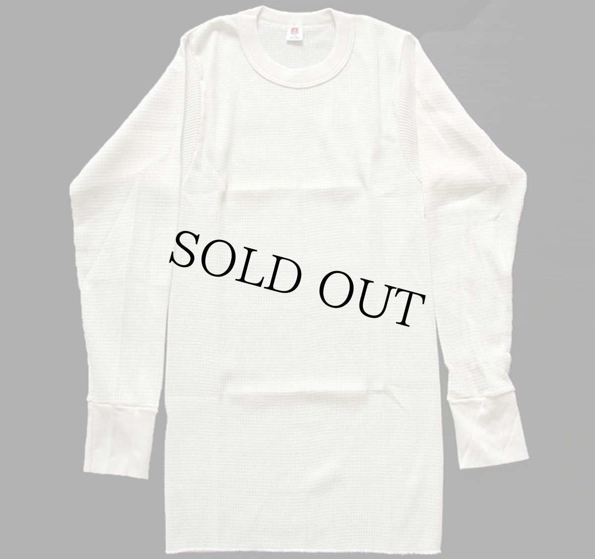 画像2: デッドストック★90s USA製 Hanes サーマルシャツ ナチュラル L (2)