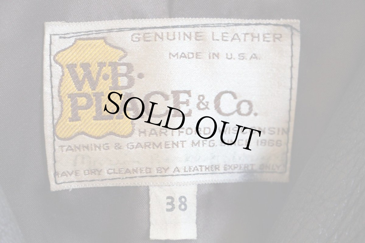 画像4: 70s USA製 W.B.PLACE&Co フリンジ ディアスキン レザージャケット 焦げ茶 38 (4)