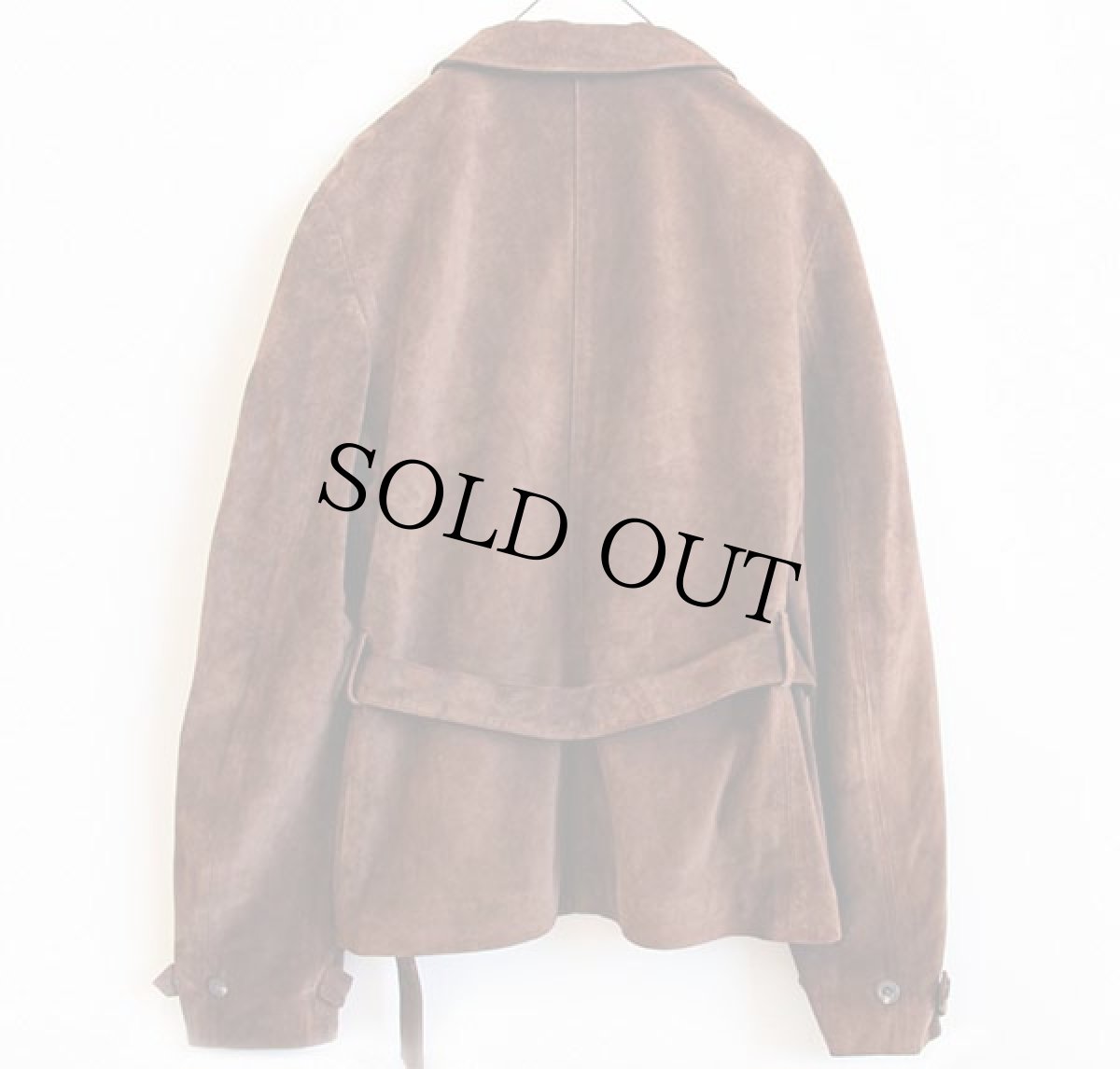 画像2: ラルフローレン スエード レザージャケット 茶 14 (2)