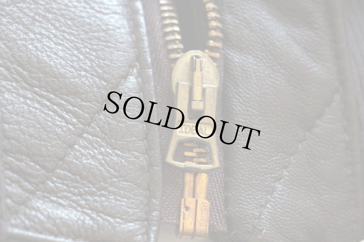 画像5: USA製 COOPERクーパー A-2 フライト レザージャケット 焦げ茶 40R★ゴートスキン (5)