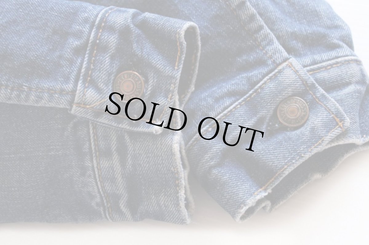 画像9: 60s USA製 LEVI'Sリーバイス 70505 BIGE ブランケットライナー デニムジャケット (9)