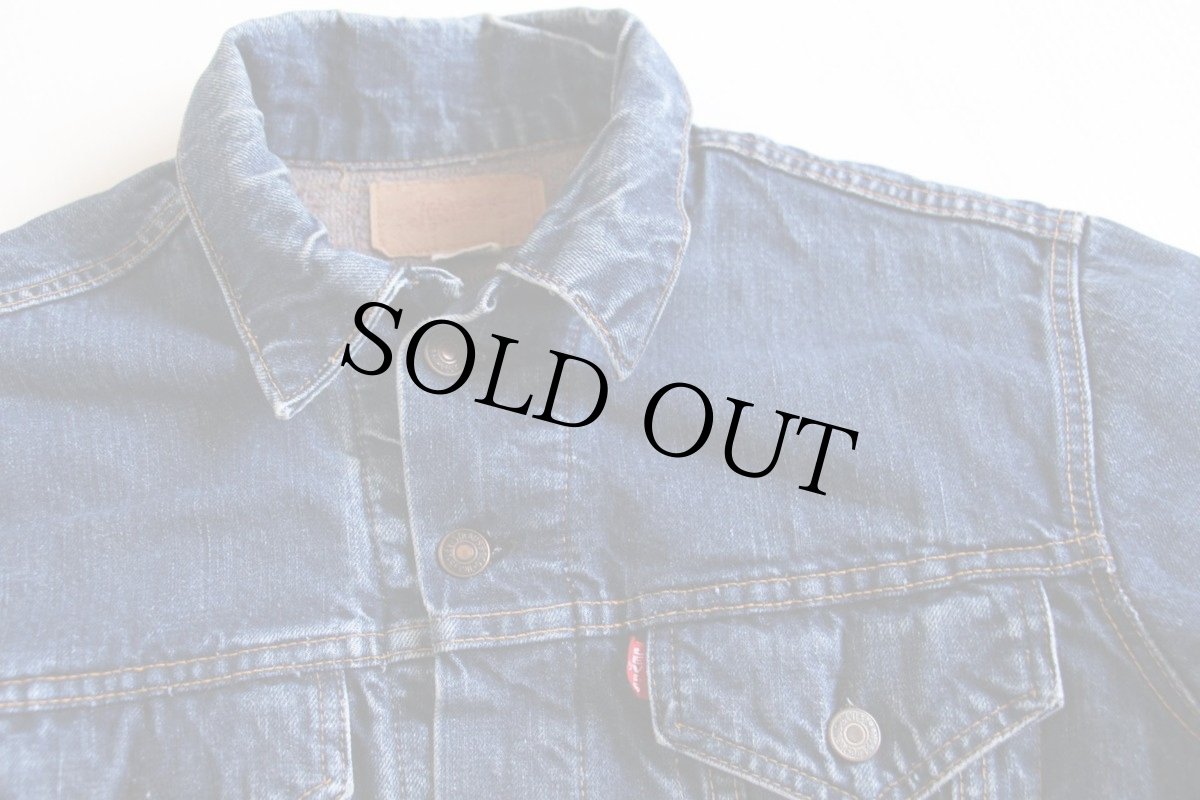画像3: 60s USA製 LEVI'Sリーバイス 70505 BIGE ブランケットライナー デニムジャケット (3)