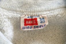 画像4: 60s HANES WIND SHIELD 無地 スウェット オートミール M (4)