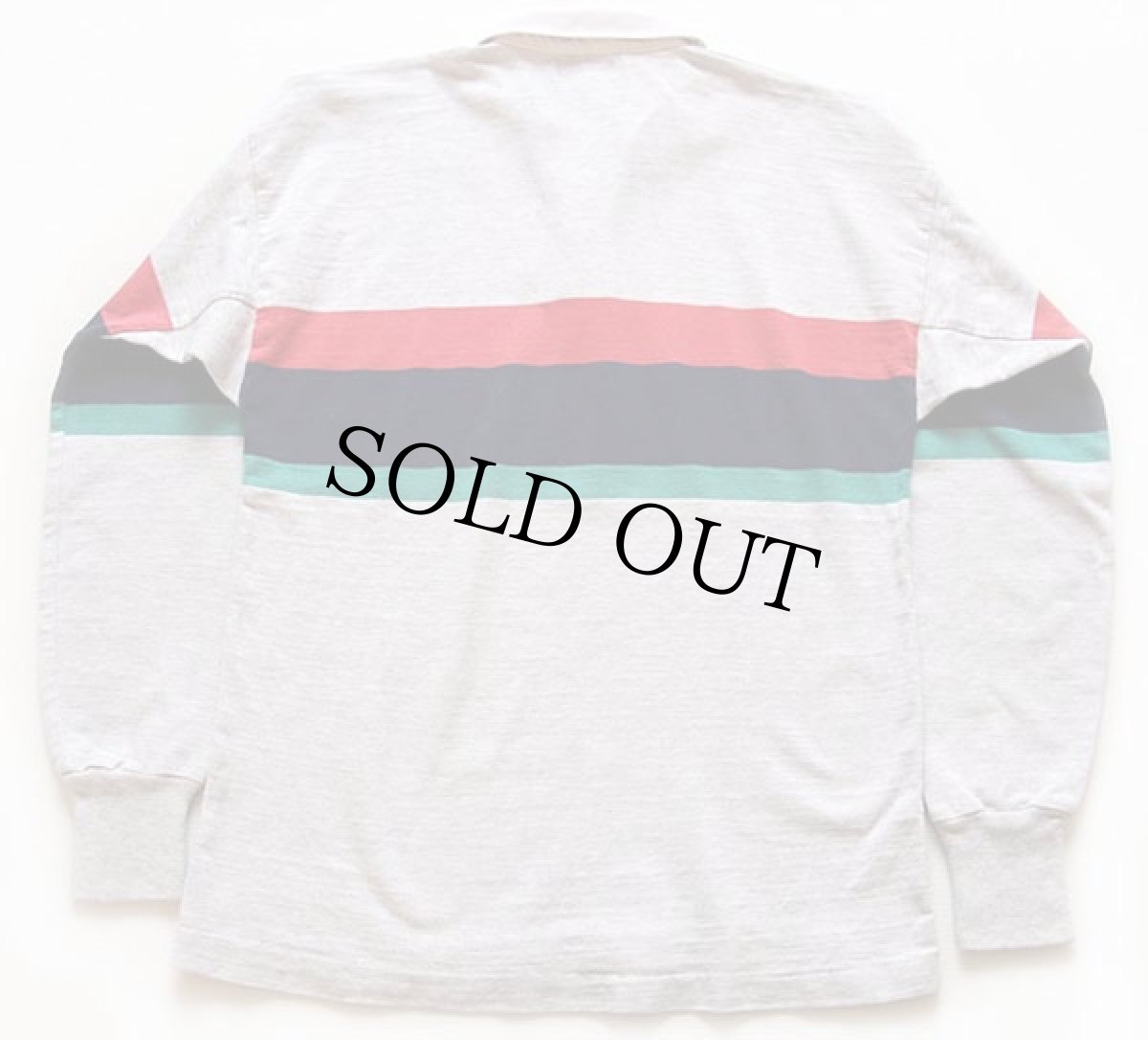 画像2: 80s USA製 L.L.Bean ヘビー コットン ラガーシャツ ライトグレー L (2)