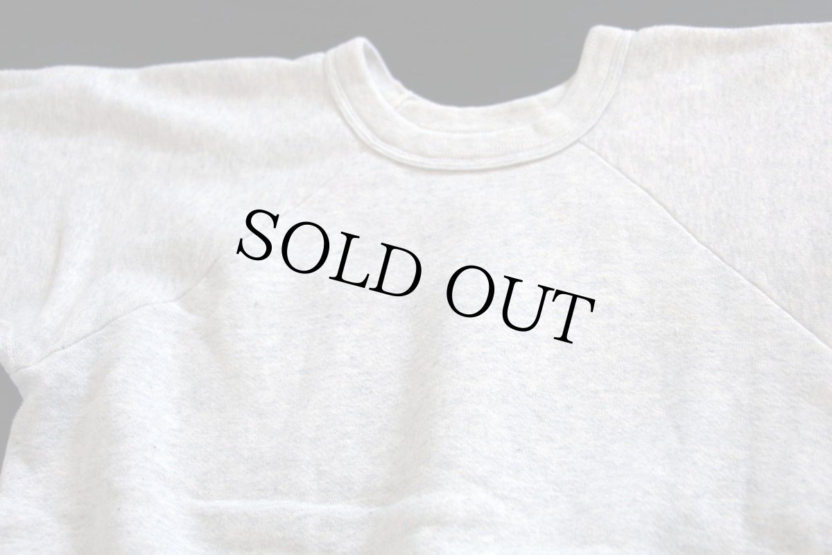 画像3: 60s HANES WIND SHIELD 無地 スウェット オートミール M (3)