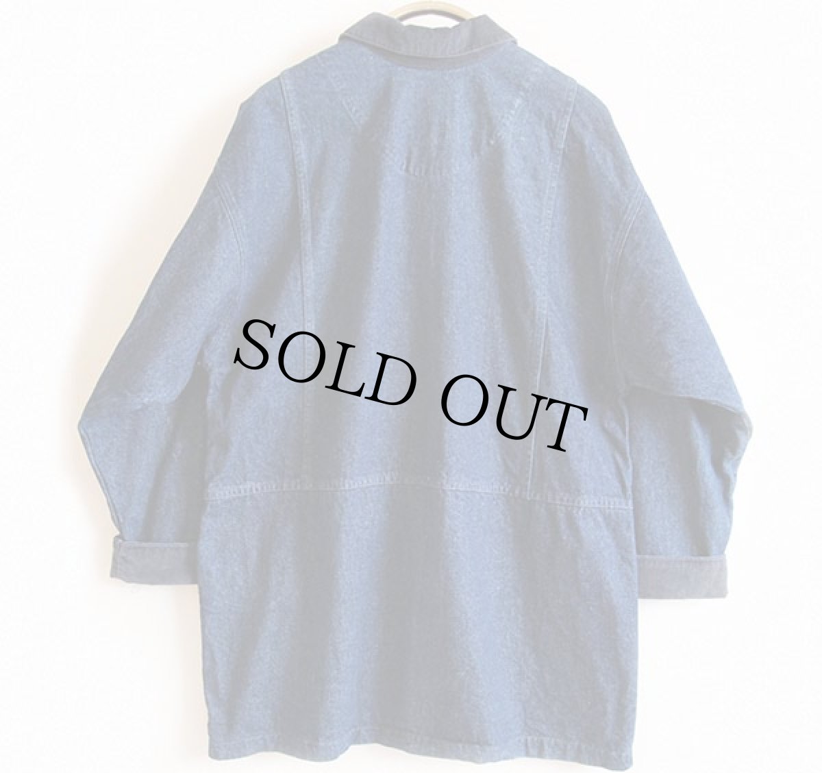 画像2: 90s USA製 OSHKOSH B'GOSH デニム コート XL (2)