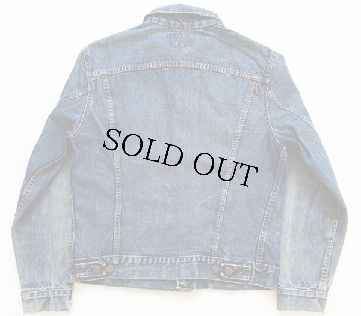 画像2: 60s LEVI'Sリーバイス 70505 BIGE デニムジャケット 40 (2)